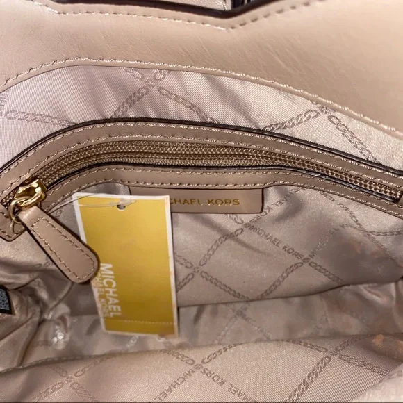 Michael Kors Whitney truffle small chain shoulder tote leather - Picture 4 of 5